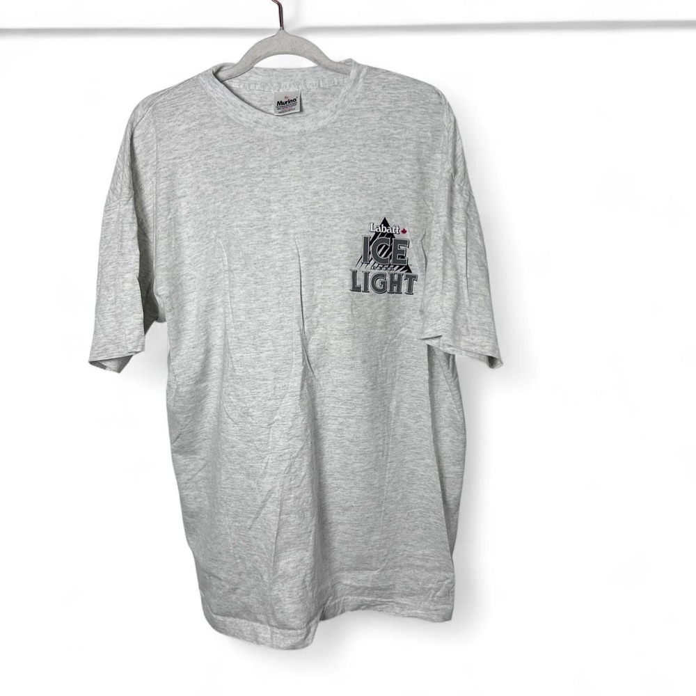 Vintage Murina Labatt Ice  Light Beer T Shirt Single‎ Stitch USA XL